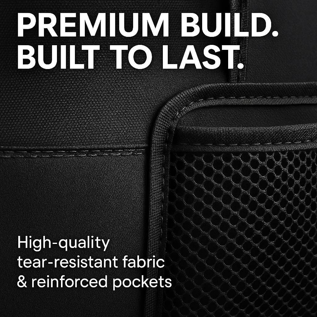 LuxeRide Back-Seat Organizer