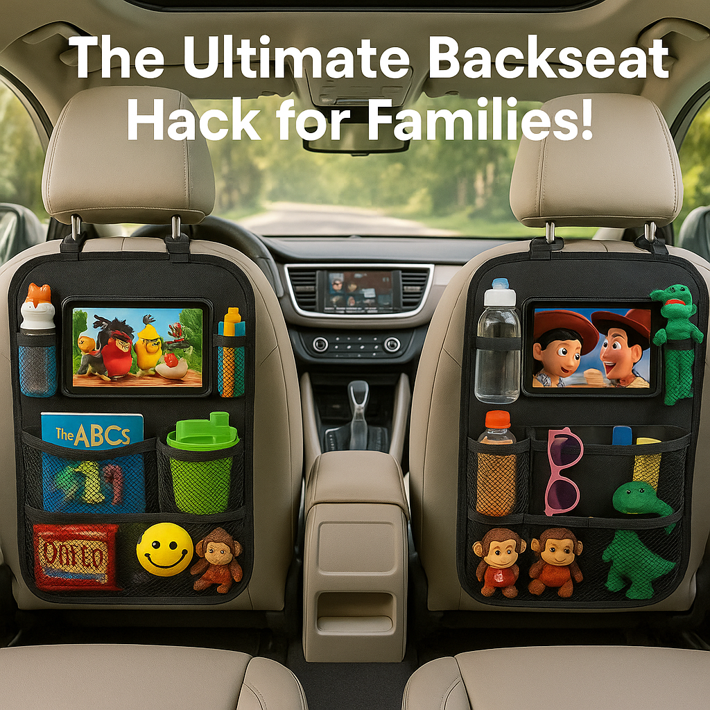 LuxeRide Back-Seat Organizer