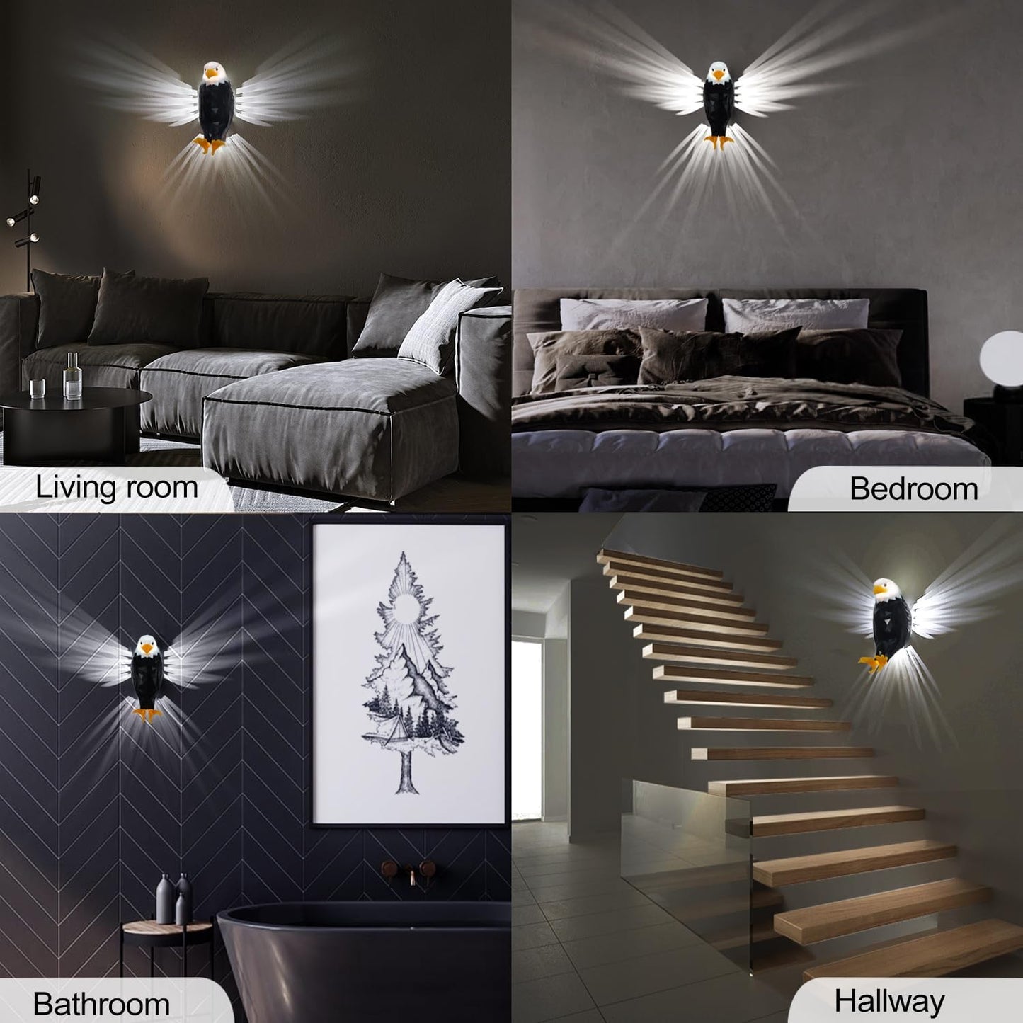 HawkBeam - Eagle Night Light (With Remote)